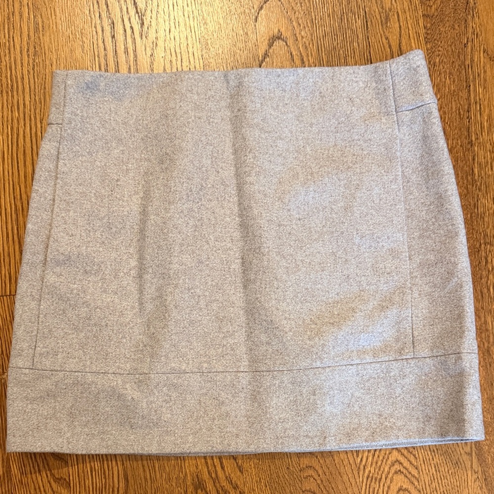 J. Crew Light Gray Mini Skirt